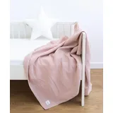 LOOLAY Bettüberwurf 150 x 200 cm Rosa/Roségold