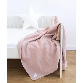 LOOLAY Bettüberwurf 150 x 200 cm Rosa/Roségold