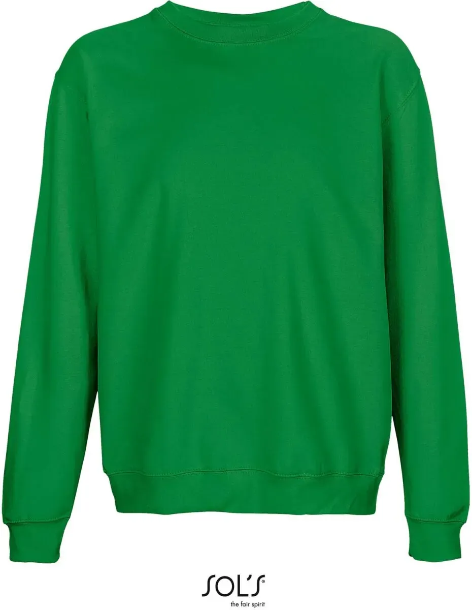 SOLS Unisex Sweater Sweatshirt 03814 kelly green S