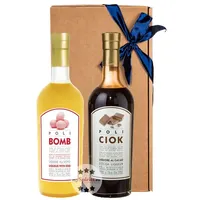Poli Distillerie Eierlikör 17% Vol. 0,7 l Geschenkset