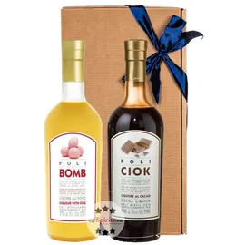 Poli Distillerie Eierlikör 17% Vol. 0,7 l Geschenkset