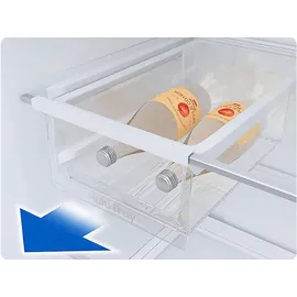 Samsung RB53DG706AB1EF RB6000D Kühl-Gefrierkombination (538 l, 2030 mm hoch, Schwarz)
