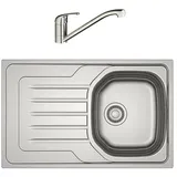 Franke - Pack edelstahlspüle + chrommischer 894184