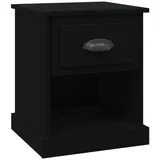 vidaXL Nachtschrank 39 x 39 x 47,5 cm Schwarz