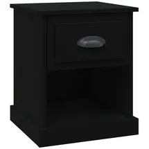 vidaXL Nachtschrank 39 x 39 x 47,5 cm Schwarz