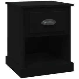 vidaXL Nachtschrank 39 x 39 x 47,5 cm Schwarz