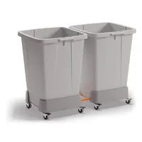 Durable Fahrgestell für Mülleimer DURABIN® 90L rPP, 1 St.