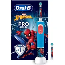 Oral-B Pro Kids Spiderman blau + 2. Handstück weiß