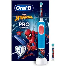 Oral-B Pro Kids Spiderman blau + 2. Handstück weiß