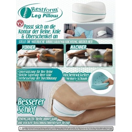Restform Restform® Seitenschläferkissen - Memory Foam waschbar Leg Pillow
