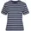 URBAN CLASSICS Ladies Striped Boxy Tee - Weiß