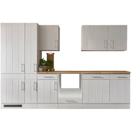 Respekta Küchenzeile Anton 310 cm Weiß