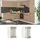 Vicco Hängeschrank R-Line 40 x 31 x 60 cm Sonoma/Weiß