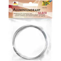 Folia Aluminiumdraht Basteldraht 1mm x 5m silber