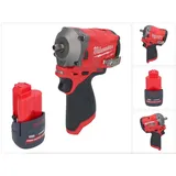 Milwaukee M12 FIW38-251 Akku Schlagschrauber 12 V 339 Nm 3/8" Brushless + 1x Akku 2,5 Ah - ohne Ladegerät