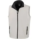 Result Herren Core Printable Bodywarmer Jacke, Weiß (WHI/Blk R232mwhbkmd), XXXXL - 4XL
