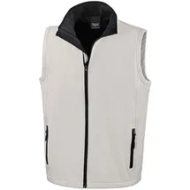 Result Herren Core Printable Bodywarmer Jacke, Weiß (WHI/Blk R232mwhbkmd), XXXXL - 4XL