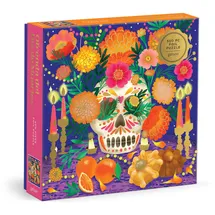 abrams and chronicle books iwuk Ofrenda del Día de Muertos 500 Piece Foil Puzzle