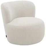 58 aufm Kessel Cocktailsessel Katuscha Bouclé 79 x 75 x 82 cm Creme mit Relax-Funktion