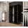 möbel kryspol Schwebetürenschrank OLD STYLE T2 120 x 200 x 62 cm Schwarz