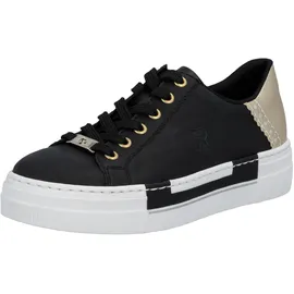 Rieker N4931 Damen Plateau Sneaker Schwarz 39