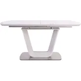 SalesFever Devin 160/200 x 76 x 90 cm weiß/silber