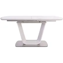 SalesFever Devin 160/200 x 76 x 90 cm weiß/silber