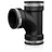 Crassus Einfachabzweiger 118 mm 106-119 mm 4" flexibel 0,6 bar