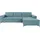 OTTO products Eckcouch Polyester 2-Sitzer Blau
