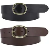 Levi's Gürtel Arletha Leder Braun 75