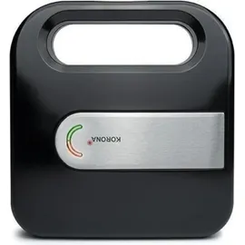 KORONA XXL Sandwichmaker Antihaftbeschichtung, Überhitzungsschutz, Automatische Temperaturanpassung, Kontrollleuchte Schwarz