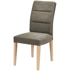 Woodford Esszimmerstuhl mit Steppung im Rücken Badu , beige , Maße (cm): B: 51 H: 98 T: 65.0