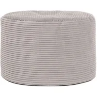 I.C.O.N. icon Sitzpouf, Grau, Textil, 1-Sitzer, Zylindrisch, 55x35x55 cm,