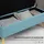Homcom Sitzbank Polsterbank Blau 110 x 39 x 45 cm
