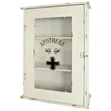 PREISBRECHER Apothekerschrank Vital 43 x 62 x 17 cm (B/H/T) weiß