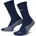 Fußball-Crew-Socken Midnight Navy/White 42-46