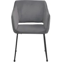 SIT Möbel TOM TAILOR HOME Schalenstuhl »T-VELVET ARMCHAIR« (Set) 2 Stk. TOM TAILOR HOME basaltgrau,