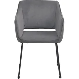 SIT Möbel TOM TAILOR HOME Schalenstuhl »T-VELVET ARMCHAIR« (Set) 2 Stk. TOM TAILOR HOME basaltgrau,