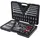 KS Tools CHROMEplus Steckschlüssel-Satz 1/4 Zoll + 3/8 Zoll + 1/2 Zoll 124-tlg.
