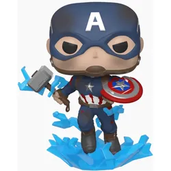 Funko - POP! - Avengers 4: Endgame - Captain America with Mjolnir Vinyl