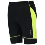 Airtracks Herren Laufhose Kurz Pro Air Schwarz Neon schwarz S