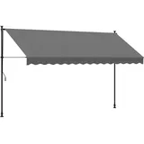 vidaXL Markise Einziehbar 350 x 150 cm anthrazit