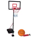 Dunlop Basketballkorb - Basketballset - Höhenverstellbar 165-205cm - Einschließlich Basketball und Pumpe - Basketballkorb Für Kinder