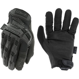 Mechanix Wear Mechanix Herren M-pact® Covert Gloves (Medium, Full Black) Einsatzhandschuhe für hohe Fingerfertigkeit, Covert, M EU