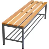 furni24 Umkleidebank 150 x 42 x 40 cm lackiert / Echtholz