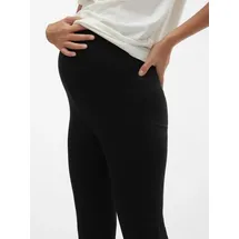 MAMA LICIOUS Mamalicious Umstandshose MLBRYNJA FLARE JERSEY LEGGING A. NOOS aus Modal und Elasthan, elastische Qualität, bequeme Passform schwarz L (40)