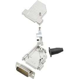 Encitech Dtsl15-ljsrg-s-hdp26-w-k 6355-8043-02 D-sub Stiftleisten-set 45° Polzahl: 26 Lötkelch 1St.