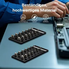 Wiltec Gewindelehre für Bolzen und Muttern 28 cm
