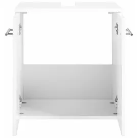 WELLTIME Waschbeckenunterschrank WELLTIME "Venedig", weiß (weiß, weiß), B:50cm H:53cm T:34cm, Schränke, Waschbeckenunterschrank, Badmöbel in verschiedenen Farben erhältlich