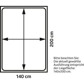 Westfalia Schlafkomfort Boxspringbett, beige